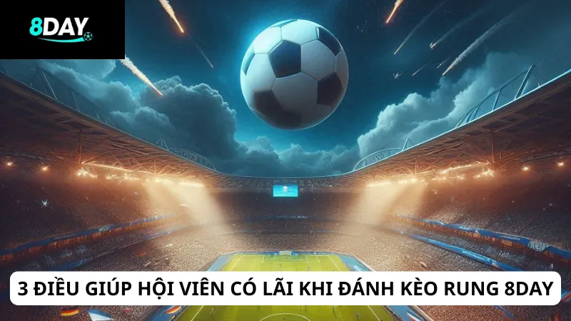 3 điều giúp hội viên có lãi khi đánh kèo rung 8DAY